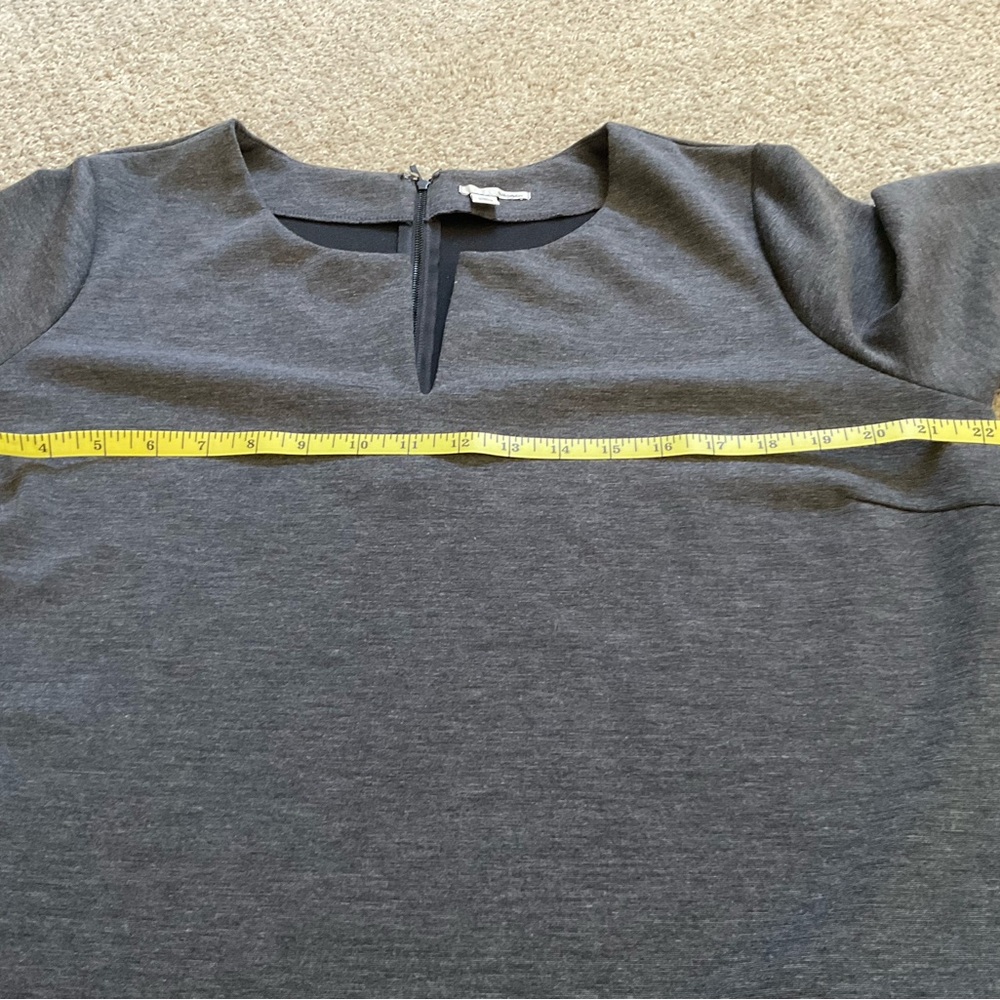 Halogen shift dress extra large gray, dark charcoal, Heather 2 front pockets NWT - Picture 12 of 16